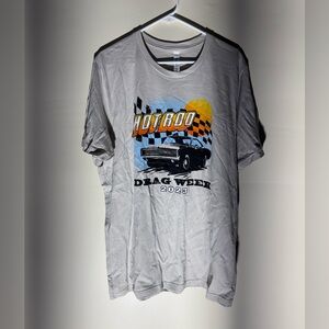Bella + Canvas Hot Rod Drag Week 2023 Graphic T-Shirt Size XL White